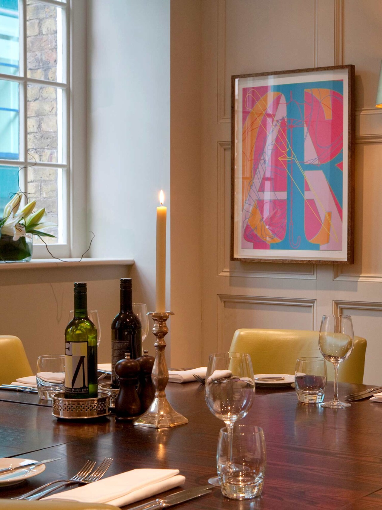 adam ellis studio london artwork framed chiswell street dining rooms barbican