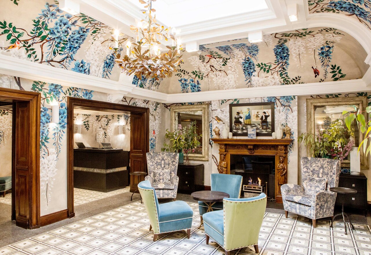 adam ellis studio london wallpaper wisteria browns hotel mayfair situ