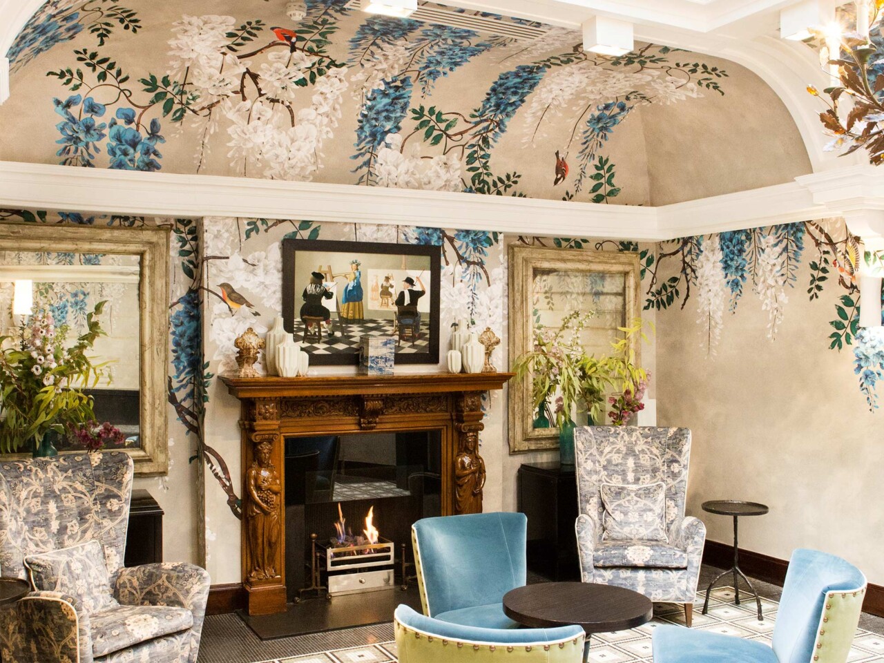 adam ellis studio london wallpaper wisteria browns hotel mayfair situ