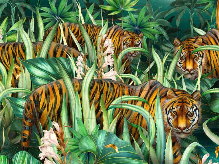 Tiger Nights wallpaper from our Zoological collection